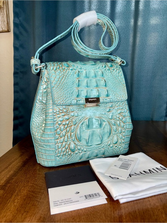 Brahmin Handbags - Brahmin NWOT Margo - Waterfall - 3 FULL EYES - Metallic - Gorgeous